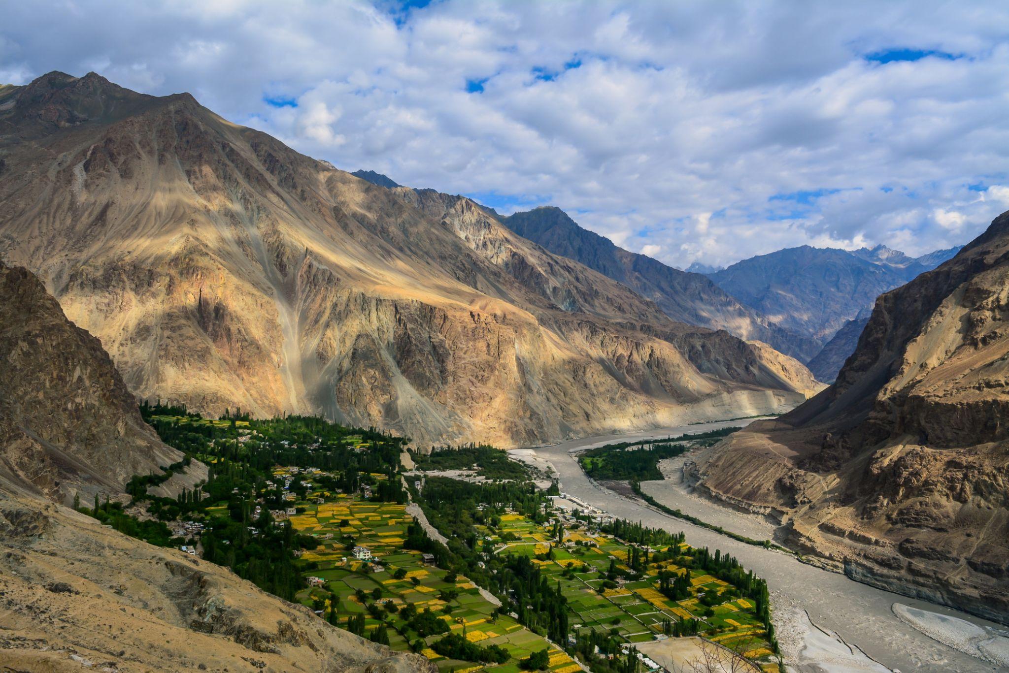 Valley landscape Ladakh
